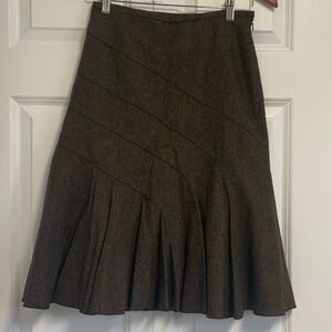 Ann Taylor size 0 Elegant Brown Women's Skirt